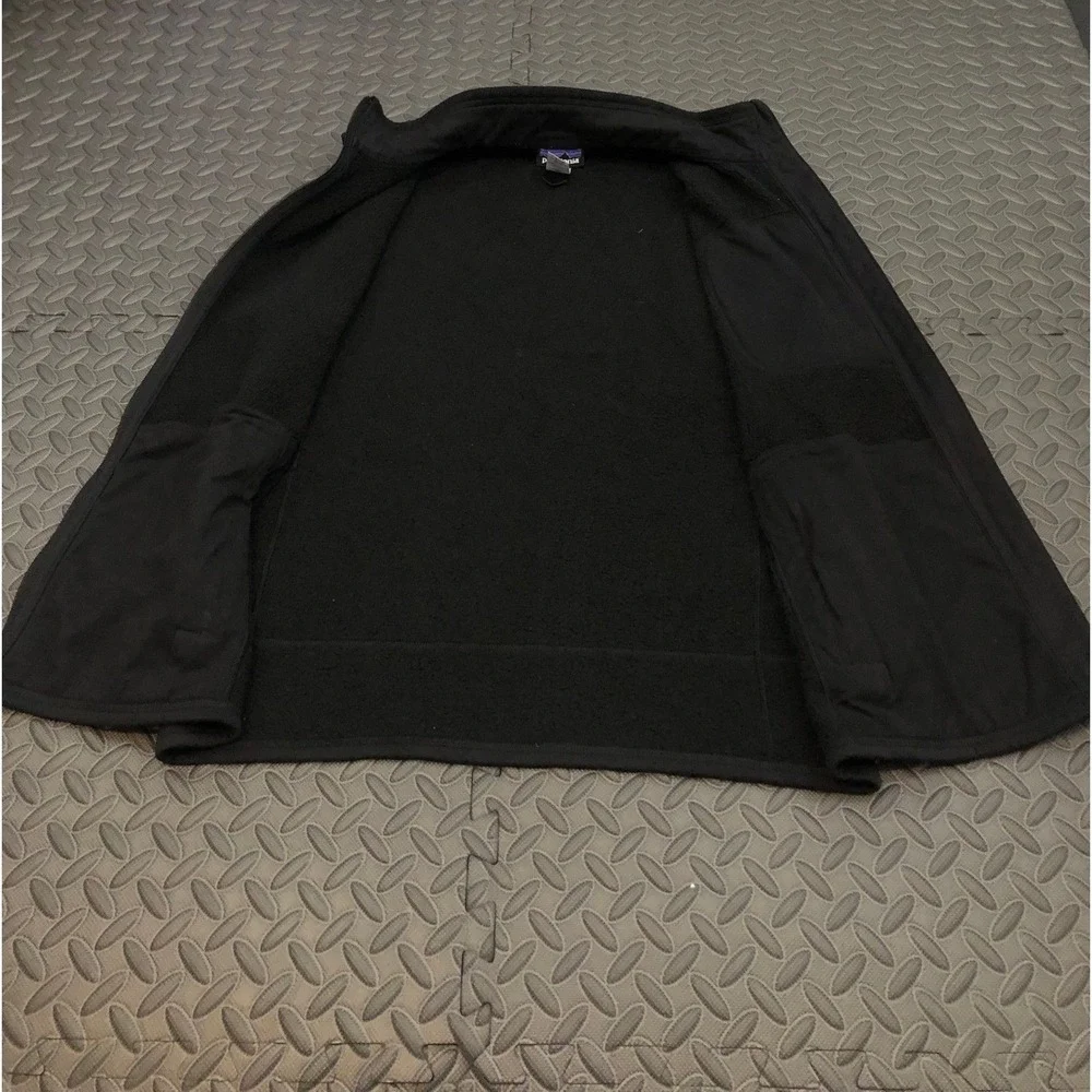 Patagonia Better Sweater Vest Mens Large Black Full Zip Fleece 25880 SP14